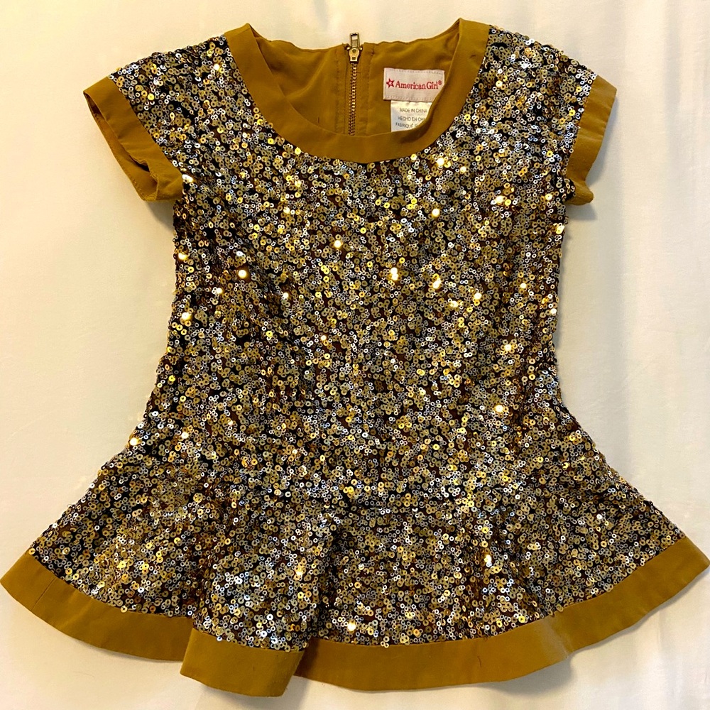 American Girl brand sequin tunic size XS (6)